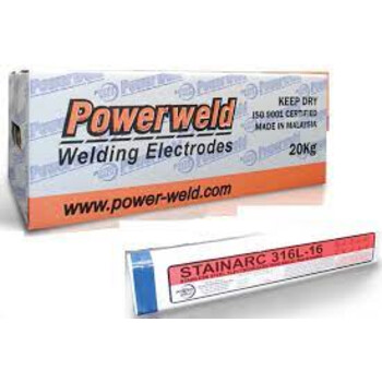 POWERWELD STAINLESS STEEL WELDING ELECTRODE E316L-16